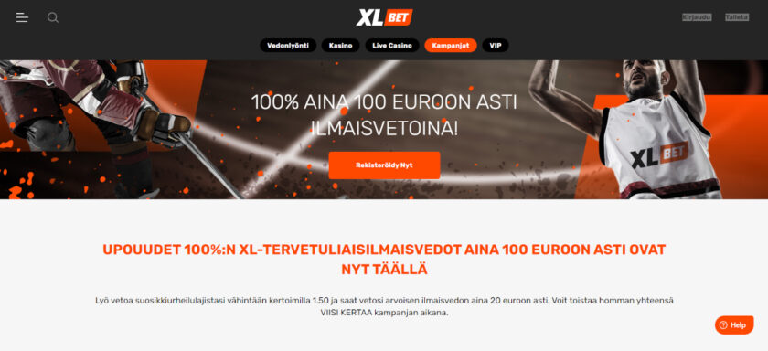 xl bet vedonlyöntibonus