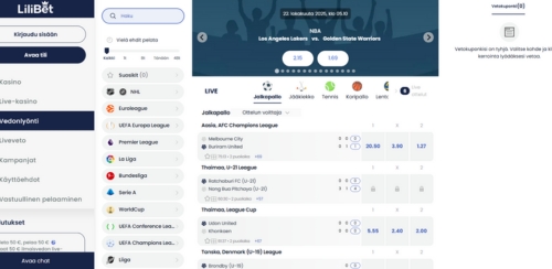 lilibet vedonlyönti kokemuksia