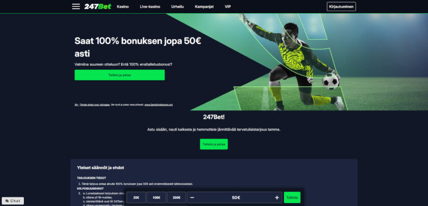 247bet vedonlyöntibonus