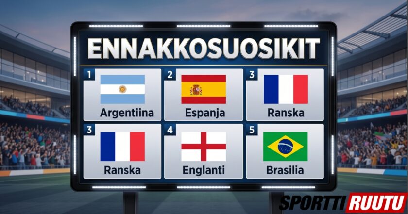 jalkapallon mm ennakkosuosikit